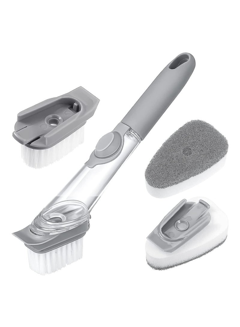 أوزيغالور مساحة الأطباق المرسلة للصابون 4-في-1 مع 2 مغسلات و2 مساحيق للأطباق والطابقات والأدوات المطبخية - Image 1