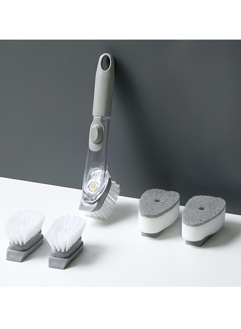 أوزيغالور مساحة الأطباق المرسلة للصابون 4-في-1 مع 2 مغسلات و2 مساحيق للأطباق والطابقات والأدوات المطبخية - Image 5