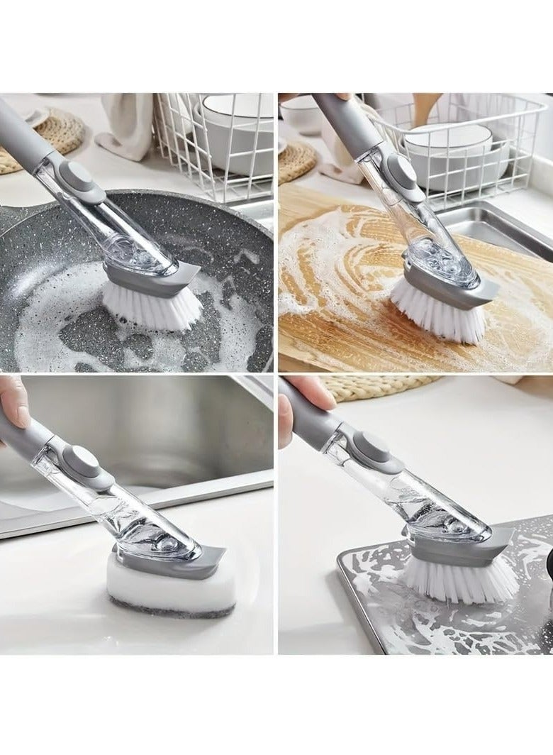 أوزيغالور مساحة الأطباق المرسلة للصابون 4-في-1 مع 2 مغسلات و2 مساحيق للأطباق والطابقات والأدوات المطبخية - Image 2