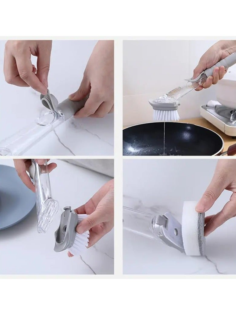 أوزيغالور مساحة الأطباق المرسلة للصابون 4-في-1 مع 2 مغسلات و2 مساحيق للأطباق والطابقات والأدوات المطبخية - Image 3