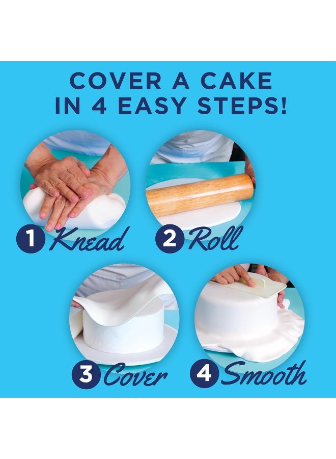 Satin Ice White Fondant, Vanilla, 2 Pounds - Image 3