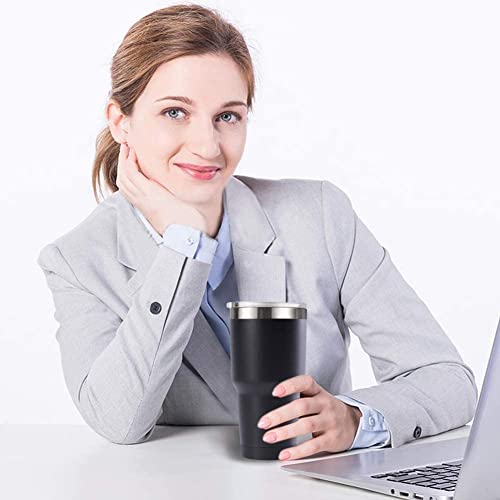 Deitybless 30oz Stainless Steel Travel Mug with Lid, 6 Pack Double Wall Vacuum Insulated Bulk Tumbler, Powder Coated Coffee Cup Suitable for Vehicle Cup Holders(Assorted Colors) - Image 3
