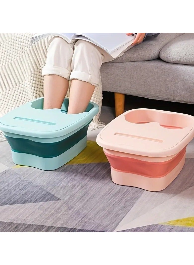 أوريتي 1pc قابل للطي حمام القدم حوض نقع القدم، حوض حمام القدم، حوض نقع سبا القدمين المحمولة، حوض غسل القدمين المنزلي - Image 5