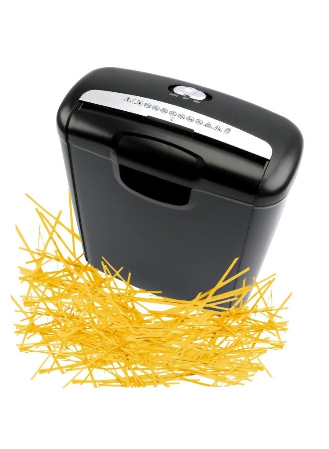 والالا آلة تقطيع ورق 10 لتر، حتى 6 أوراق، آلة تقطيع ورق كهربائية لسطح المكتب، آلة تقطيع ورق، آلة تقطيع ورق محمولة للمنزل والمدرسة والمكتب - Image 1
