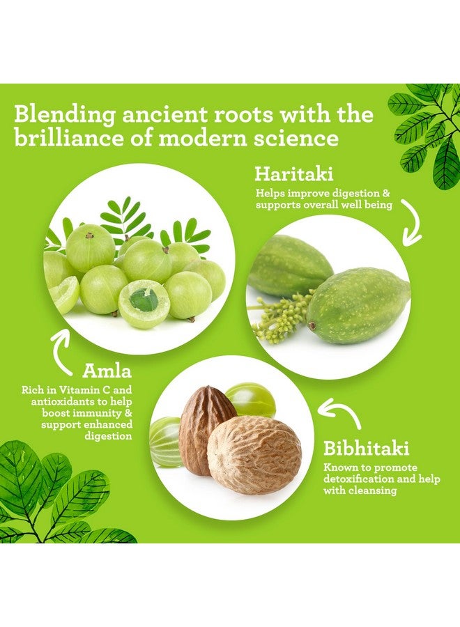 GuruNanda Digestiva Triphala (240 Tablets), Supports Digestion, Helps with Bloating, Dietary Supplement with Amla, Haritaki & Bibhitaki - Image 1