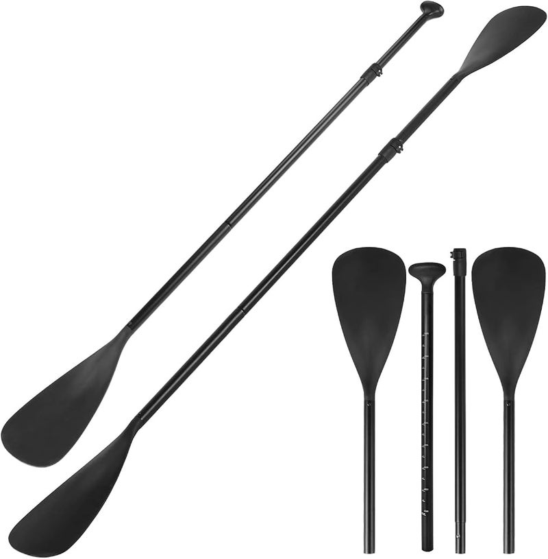Eacam SUP Paddle - Lightweight Stand-up 4 Pieces Adjustable SUP Paddle Alloy Shaft Paddle Board Paddles for Surfing, Floating,Water Sport - Image 1