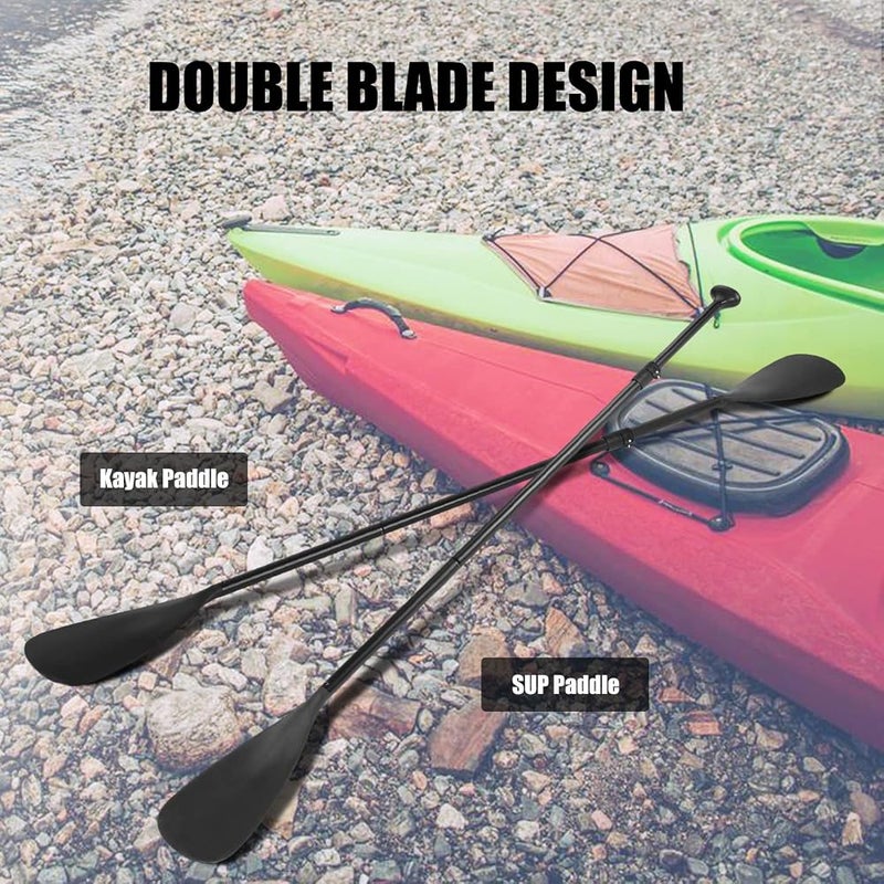 Eacam SUP Paddle - Lightweight Stand-up 4 Pieces Adjustable SUP Paddle Alloy Shaft Paddle Board Paddles for Surfing, Floating,Water Sport - Image 2