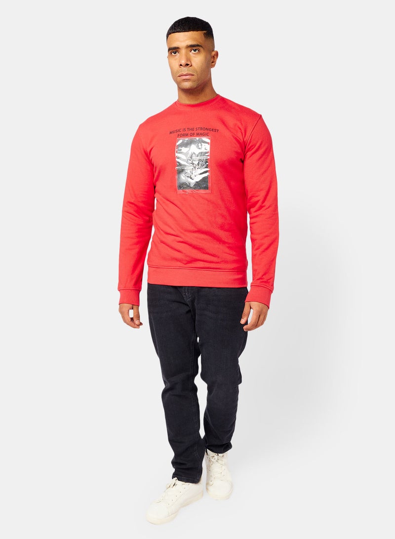 Coup Graphic Print Sweatshirt  - Image 4