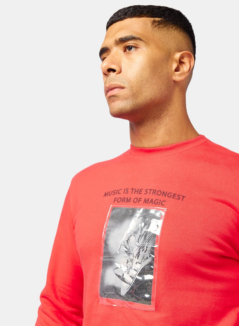 Coup Graphic Print Sweatshirt  - Image 3