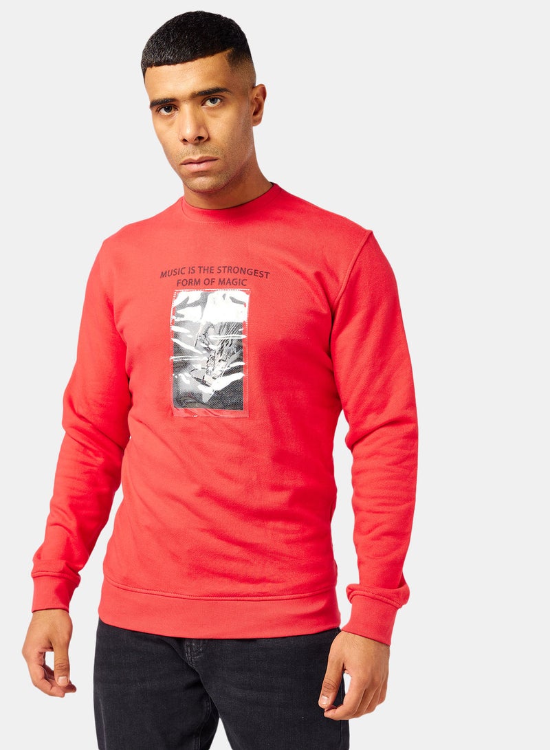 Coup Graphic Print Sweatshirt  - Image 1