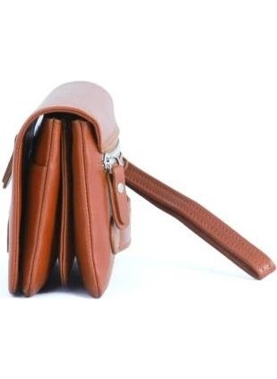 Louisiana Polo - Grande Men's Leather Handbag Bag Brown 4272 - Image 1