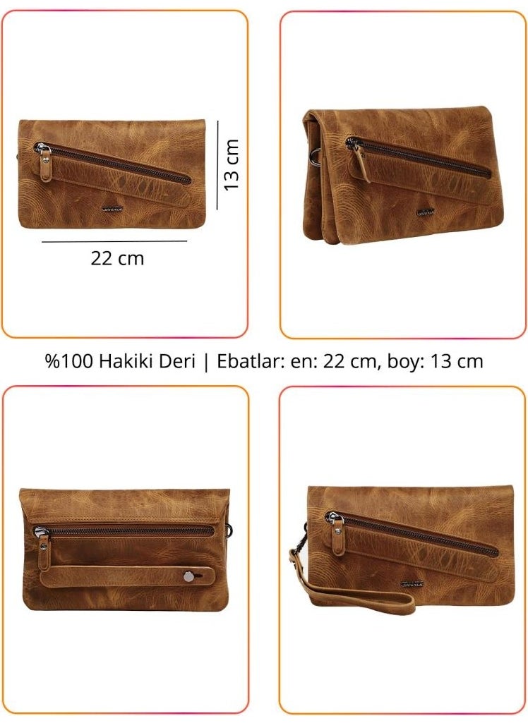 Louisiana Polo - Grande Men's Leather Handbag Bag Brown 4272 - Image 1