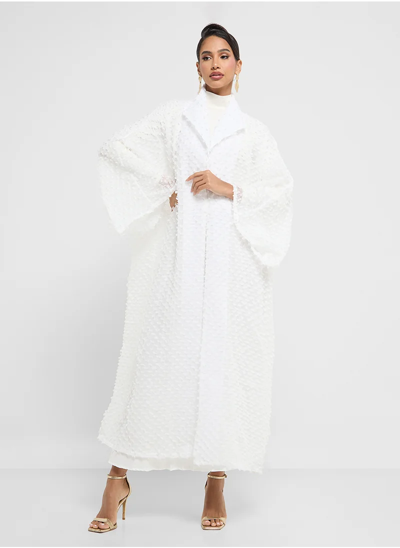 Khizana Textured Abaya