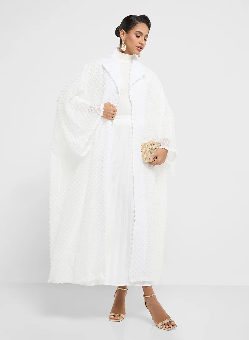 Khizana Textured Abaya