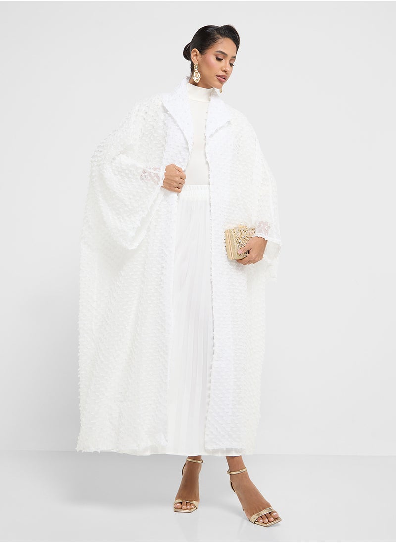 Khizana Textured Abaya  - Image 4