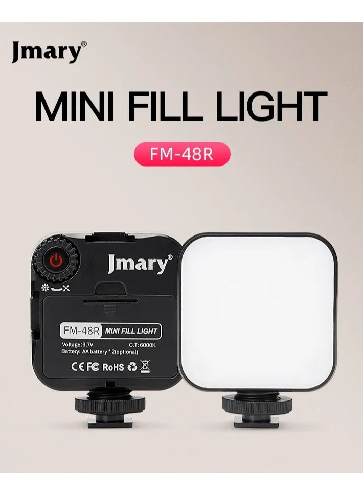 Jmary FM-48R Mini Portable Video Fill Light Black - Image 2