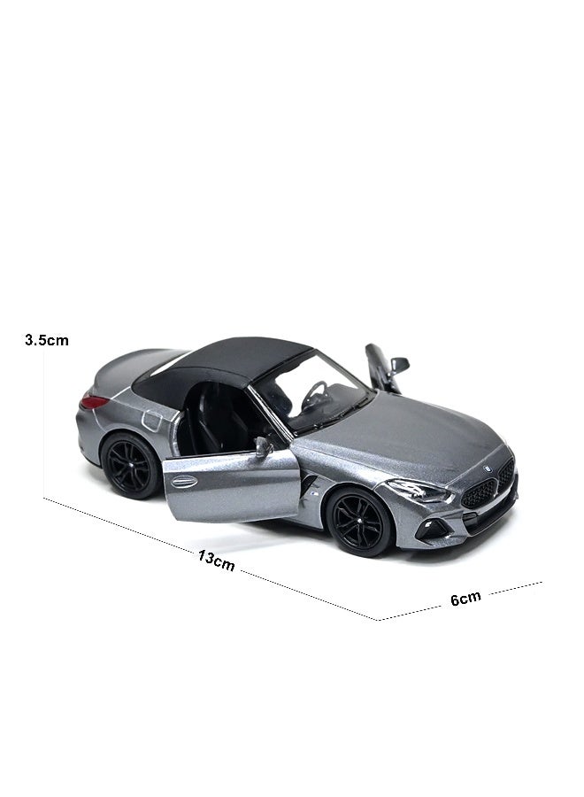 Kinsmart سيارة لعبة بي إم دبليو Z4 قابلة للفتح بمقياس 1:34 مصنوعة من سبائك المعادن مع آلية سحب للخلف - Image 3