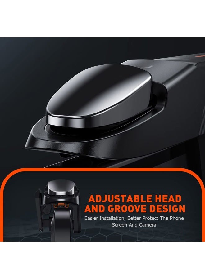 BIGBIG WON Gaming Triggers, Bigbig Won Mobile Game Controller For Pubg/Fornite/Call Of Duty Integrated Triggers Aim Button Shooter Joystick Iphone And Android Trigger Black - Image 4