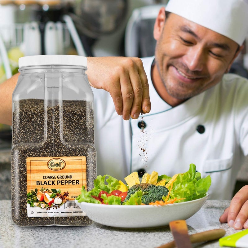Gel Spice Coarse Ground Black Pepper 18-24 Mesh - Food Service Size - 5 Lbs - Image 3