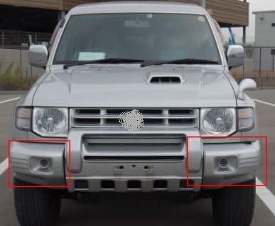 FEILIDAPARTS Front Bumper Corner compatible with Mitsubishi Pajero/Montero Mk2 II (V2, V3, V4) 1997-1999 (Front Right) - Image 2