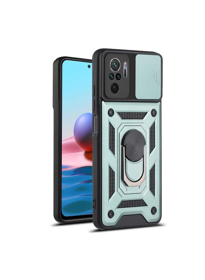 The Bros Case For Xiaomi Redmi Note 10 Sliding Camera Cover Design TPU+PC Protective Case