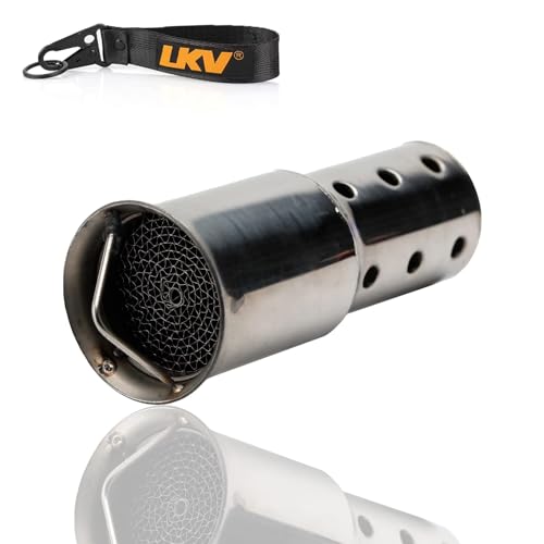 LKV Motorcycle DB Killer 51mm Universal Muffler Silencer Baffle Removable Noise Eliminator Compatible with Harley Moto Guzzi Honda Kawasaki Suzuki Yamaha Cruiser Scooter - Image 1