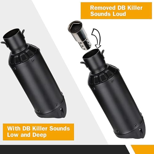 LKV Motorcycle DB Killer 51mm Universal Muffler Silencer Baffle Removable Noise Eliminator Compatible with Harley Moto Guzzi Honda Kawasaki Suzuki Yamaha Cruiser Scooter - Image 5