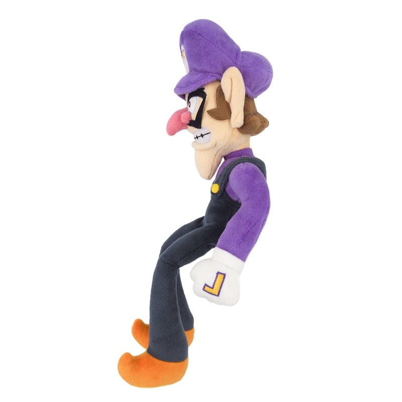 Sanei Super Mario All Star Collection 12.5"" Waluigi Plush  Small - Image 4