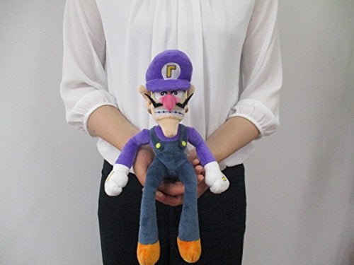 Sanei Super Mario All Star Collection 12.5"" Waluigi Plush  Small - Image 2