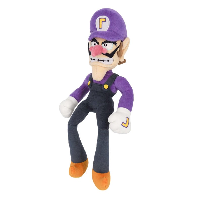 Sanei Super Mario All Star Collection 12.5"" Waluigi Plush  Small - Image 1