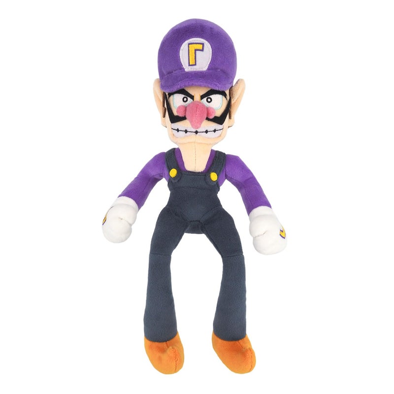 Sanei Super Mario All Star Collection 12.5"" Waluigi Plush  Small - Image 3