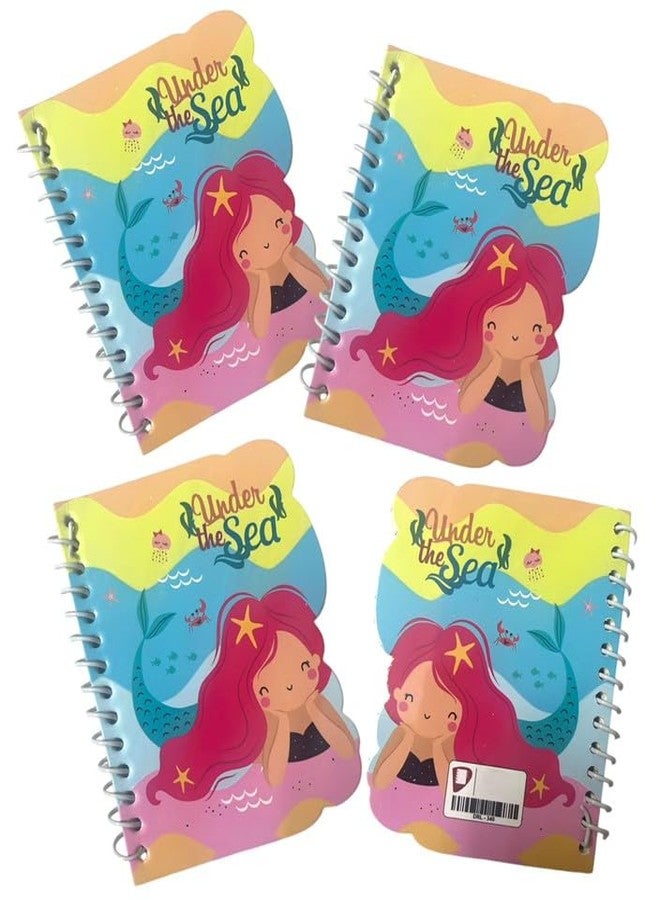 TOOYEP Combo Pack Of Mini Notebook Girls Notepad Diary Gratitude Pocket Memo Journals Easy To Carry (Palm Sized) Set Of 4 Pc/Unicorn Theme 3D Diary (Mermaid) - Image 3
