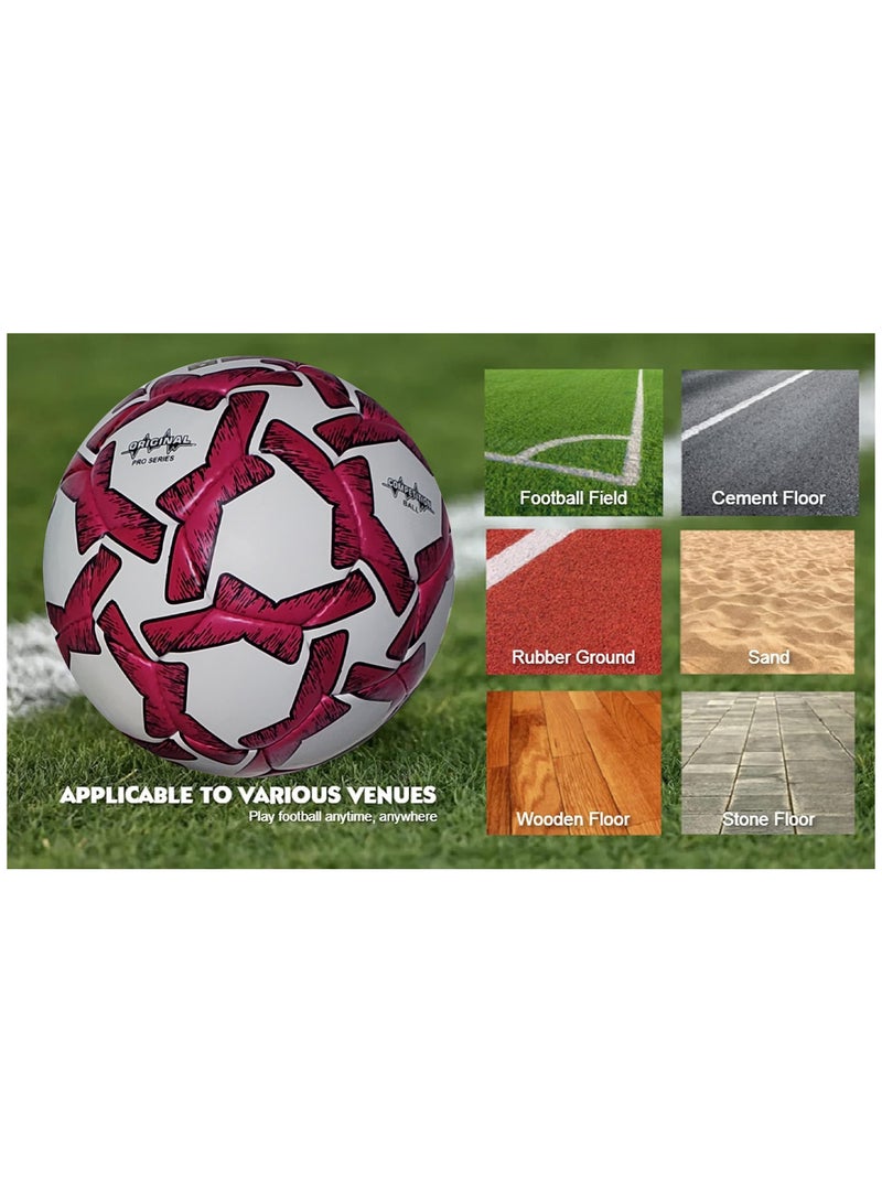 Spall Football Soccer Ball For Matches World Cup Best Indoor/Outdoor Water Proof Ball For Professional Training And Match Men And Women Youth And Adult - Image 4