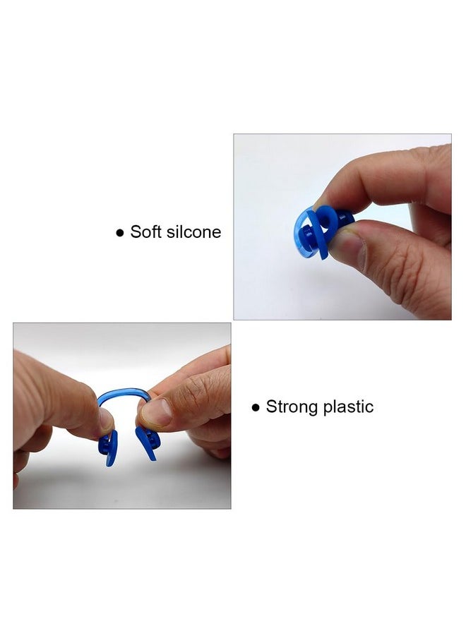 Zooshine - 12 Pcs Waterproof Swimming Nose Clip Silica Gel Swim Nose Plug For Kids And Adults With Bright Color - Image 1