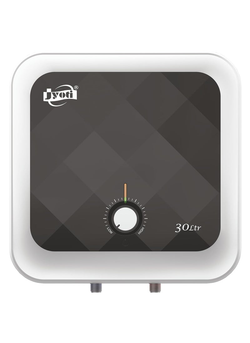 JYOTI Jyoti Savvy Pro Express 30Ltr Storage 5 Star Electric Geyser 3kw Capacity Glass Lined Tank 8 bar High Pressure Suitable for High Raise Building 30 Square 1 SPE30  - Image 1
