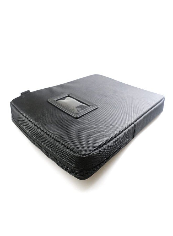 IBENZER 11 Inch Shockproof Protective Carrying Laptop Sleeve Case with Shoulder Strap Compatible with 11.6 MacBook/DELL/HP/Asus/Acer/Lenovo/Samsung Chromebook, Black LS-BPV-0111BK - Image 5