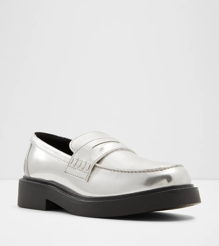 ALDO  VERIMA Metallic Loafers for Women | Best Price UAE