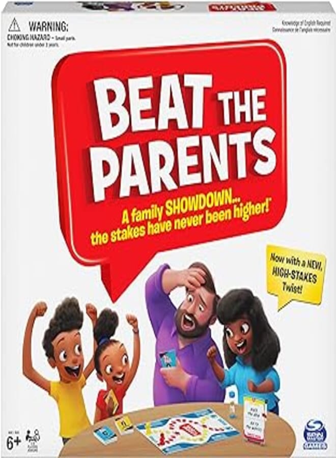 لعبة Beat The Parents Classic Family Trivia، للأطفال ضد الآباء من سن 6 سنوات فما فوق