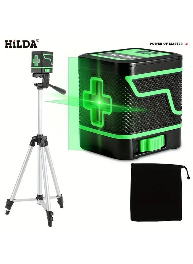 Shuiping Yitaozhuang 2 Line Laser Level With 42 Inch Tripod 360 Auto Leveling Green Beam - Image 2