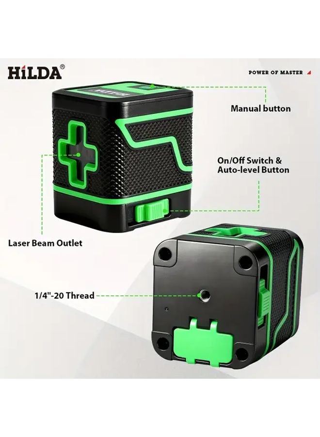 Shuiping Yitaozhuang 2 Line Laser Level With 42 Inch Tripod 360 Auto Leveling Green Beam - Image 4