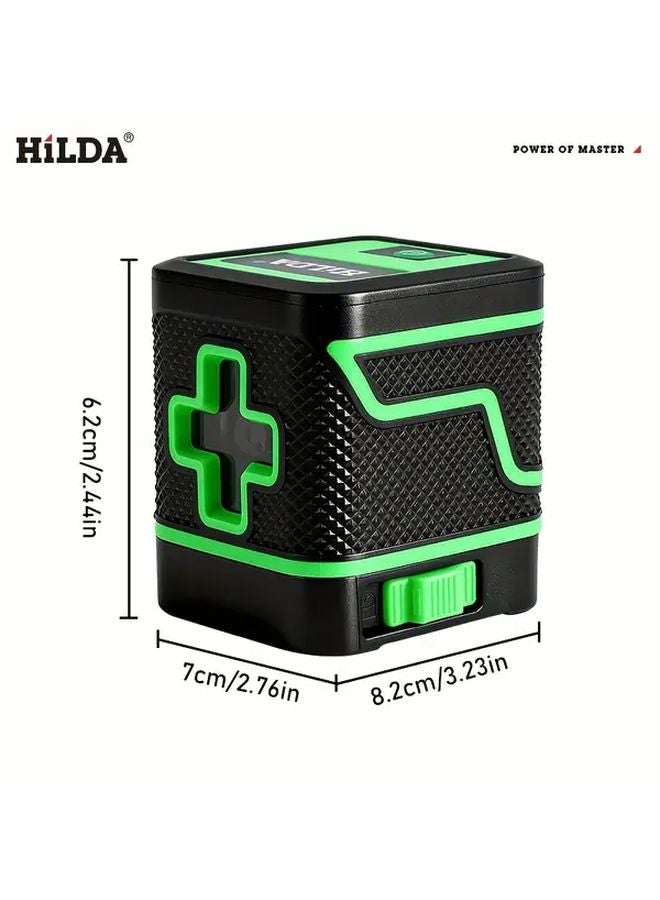 Shuiping Yitaozhuang 2 Line Laser Level With 42 Inch Tripod 360 Auto Leveling Green Beam - Image 3