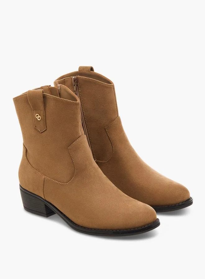 سيليست بوت نسائي بكعب عريض للكاحل