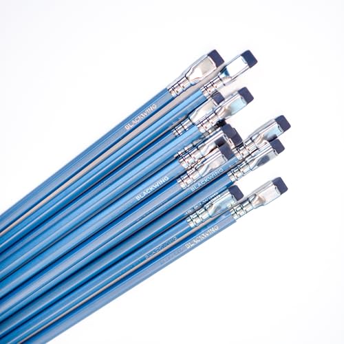 Blackwing Pearl Pencils - 12 Count, Blue Lacquer Finish, 2B Balanced Lead, Premium Wood, Japanese Graphite - Image 5