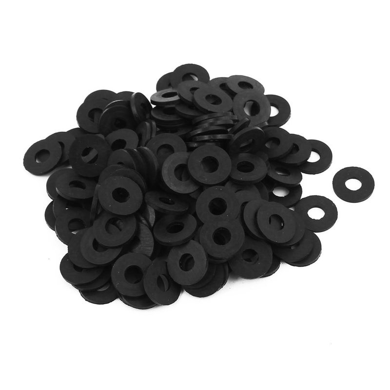Uxcell Rubber Flat Washers 12Mm Od 5Mm Id 1Mm Thickness For Faucet Pipe Water Hose, Pack Of 100 - Image 1