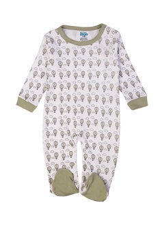 Babies Basic 5 Piece Unisex 100% Cotton Gift Set Include Bib, Romper, Mittens, Cap And Sleepsuit/Jumpsuit- I Can Fly  - Image 3