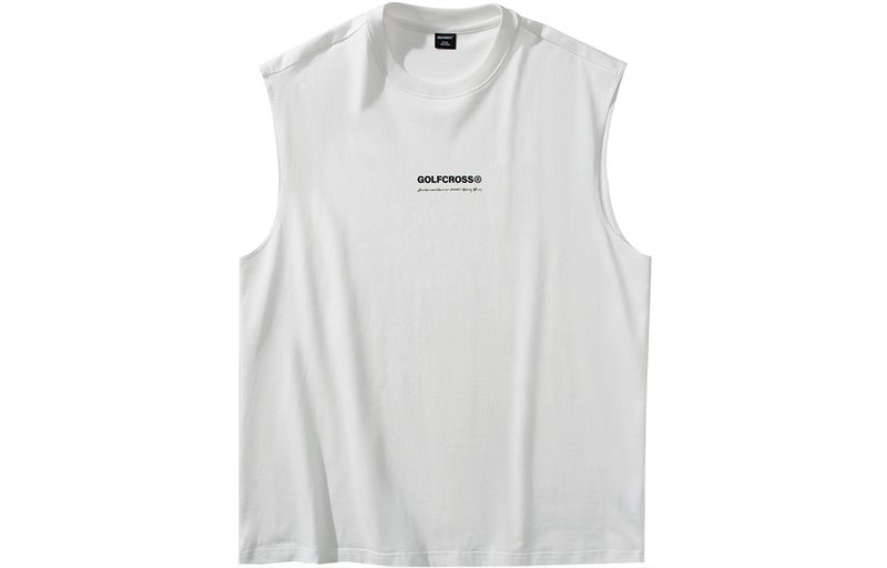 GOLFCROSS Tank Tops Unisex Crew Neck Moderate Straight Fit - Image 1