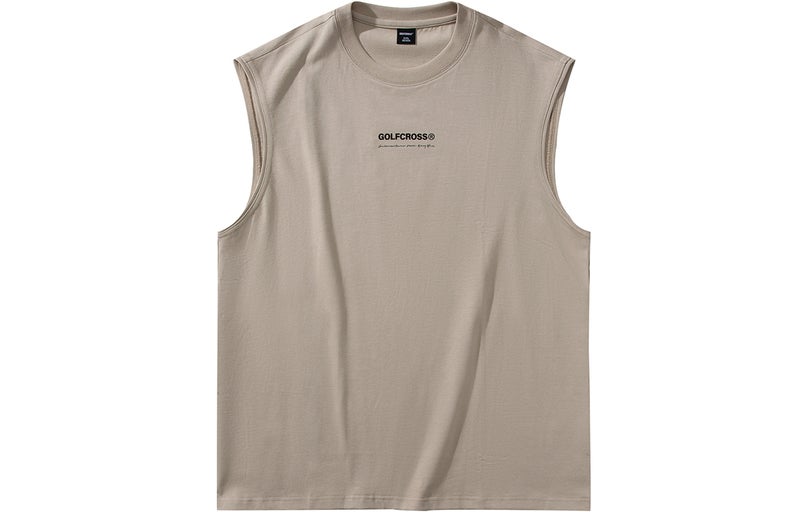 GOLFCROSS Tank Tops Unisex Crew Neck Moderate Straight Fit - Image 5