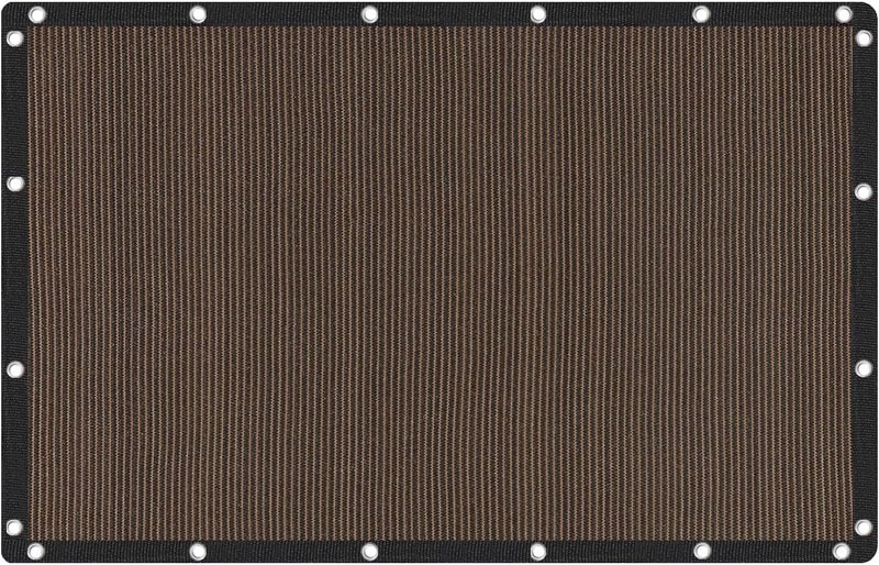 VICLLAX 90% Shade Fabric Sun Shade Cloth with Reinforced Grommets, Outdoor Sun Screen Fabric for Outdoor Patio Garden Pergola Cover Canopy 6x10 FT, Mocha - Image 1
