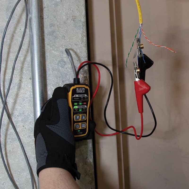 Klein Tools VDV500-820 مجموعة مولد الصوت وكاشف الأسلاك لاختبار الاستمرارية للإيثرنت والهاتف ومكبر الصوت والكابلات المحورية والفيديو والبيانات، RJ45، RJ11، RJ12 - Image 4