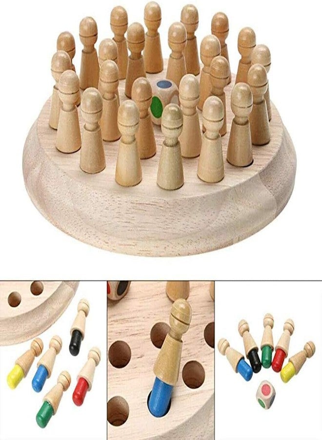 JBM ENTERPRISE Montessori Wooden Memory Matching Game for Kids & Adults | Color Recognition & Brain Training Toy with Dice | Educational Learning Board Game - Image 5